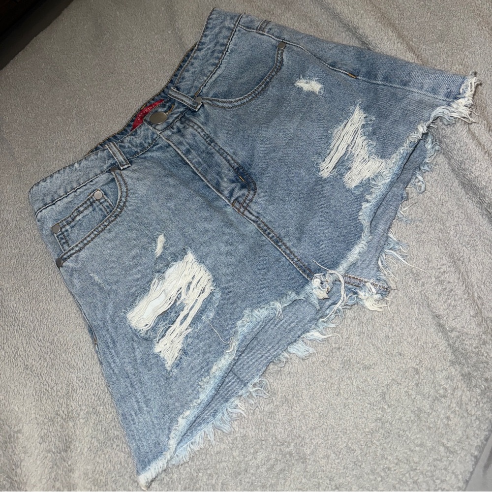 Caffeine Jean skirt